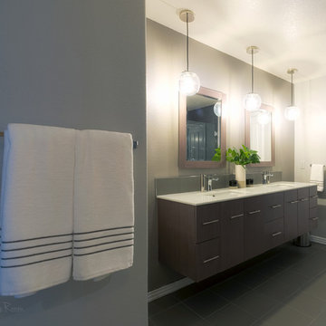 Modern Mastern Bath - Remodel