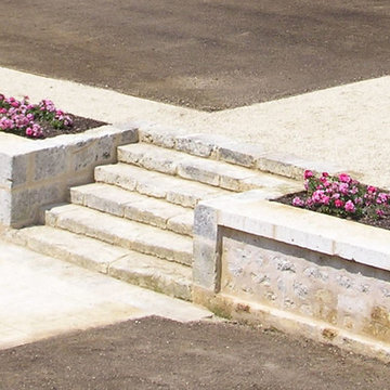 Escaliers extérieurs de jardin