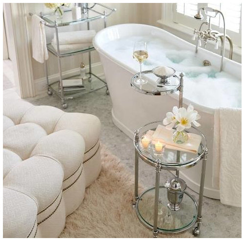 Need To Organize Your Bathroom Counter And Bath At Designeinterpreterblog Www Cherylhucks Design Interpreter Love Frontgate S Gorgeous Bathroom Accessories To Organize Your Counter Top