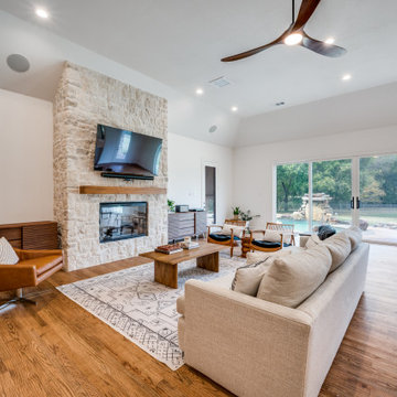 Kitchen & Living Room Remodel in Prosper, Texas