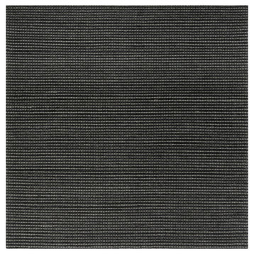Safavieh Couture Natura Collection NAT801 Rug, Gray/Black, 6' Square