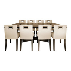 Atelier of Prague, Inc / Jan Rosol - Doma Chairs with Metropole Dining Table - Dining Chairs