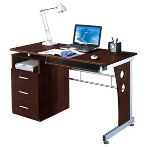 houzz home office desk with 3 file drawers reversible houzz home office desk with 3 file drawers reversible