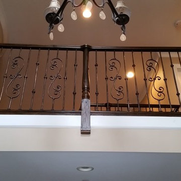 Custom iron baluster replacement