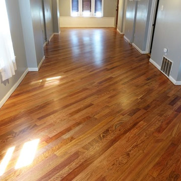 Brazilian Cherry Hardwood Floor Restoration (Jatoba)