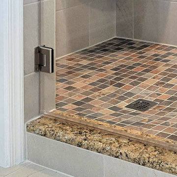 90 Degree Corner Shower with Clear Glass