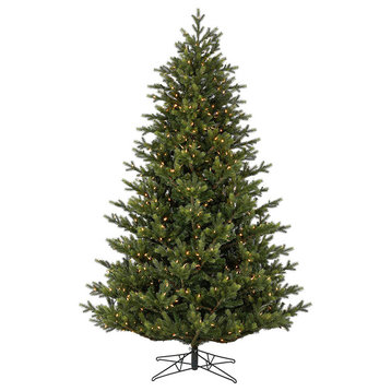 Vickerman Welch Frasier Fir Artificial Christmas Tree, White, 6.5'