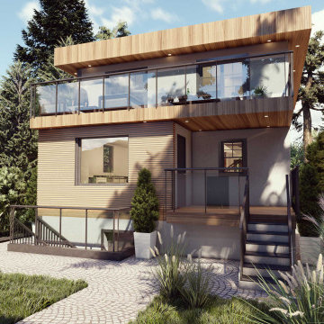 Subdivision project in Canyon Blvd in North Vancouver