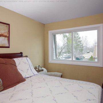 Quaint Bedroom with New Sliding Window - Renewal by Andersen NJ / NYC