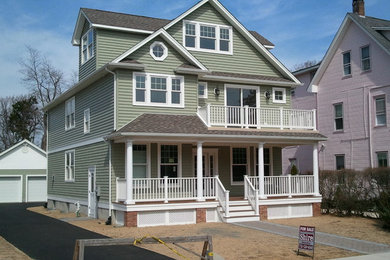 Example of a classic exterior home design in Other