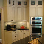 Uba Tuba Granite goes great with White Cabinets - Traditional - Kitchen ...