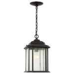 Sea Gull Lighting - Sea Gull Lighting 60031-746 Kent - 1 Light Outdoor Pendant - Kent outdoor lighting fixtures by Sea Gull LightinKent 1 Light Outdoor Oxford Bronze Clear UL: Suitable for damp locations Energy Star Qualified: n/a ADA Certified: n/a  *Number of Lights: Lamp: 1-*Wattage:100w A19 Medium Base bulb(s) *Bulb Included:No *Bulb Type:A19 Medium Base *Finish Type:Oxford Bronze