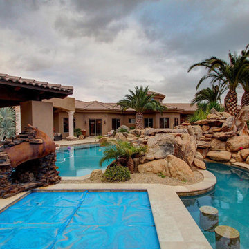 Custom Home with outdoor recreation area surpassing most resorts