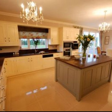 Massive traditional style kitchen