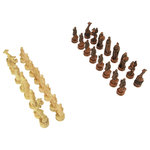 Veronese Design - Intricately Detailed Viking Warriors Chessmen Set Chess Pieces - OVERALL SIZE - Immerse yourself in the grandeur of these chessmen, where the kings stand tall at 3.25 inches, each piece flaunting a substantial 1-inch diameter base, promising a commanding presence on the board.