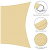 16x20 Ft 97% UV Block Rectangle Sun Shade Sail HDPE Canopy Patio Garden 2 Pack