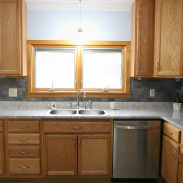Granite Countertops In Stream White