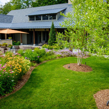 Contemporary Custom Home Landscape Renovation