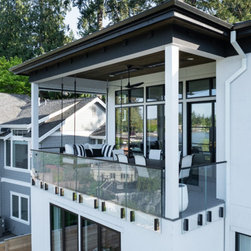 Ascend Talon Glass Railing - Tracks And Rails
