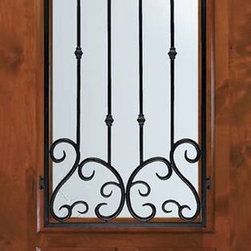 Prehung Single Door 80 Alder Valencia Arch Top Arch Lite - Front Doors
