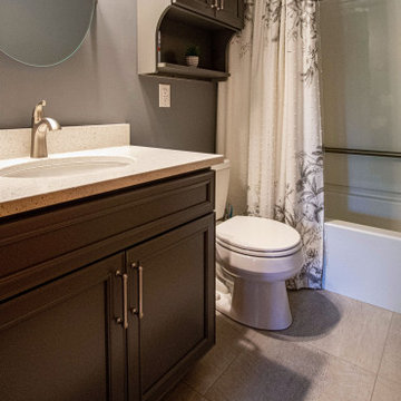 Guest Bathroom with Waypoint Vanity and Updated Tub Surround