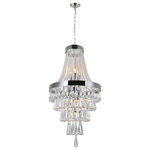 CWI LIGHTING - CWI LIGHTING 5078P16C 6 Light Chandelier with Chrome finish - CWI LIGHTING 5078P16C 6 Light  Chandelier with Chrome finishThis breathtaking 6 Light  Chandelier with Chrome finish is a beautiful piece from our Vast Collection. With its sophisticated beauty and stunning details, it is sure to add the perfect touch to your décor.Collection: VastCollection: ChromeMaterial: Metal (Stainless Steel)Crystals: K9 ClearHanging Method / Wire Length: Comes with 72" of chainDimension(in): 27(H) x 16(Dia)Max Height(in): 99Bulb: (6)60W E12 Candelabra Base(Not Included)CRI: 80Voltage: 120Certification: ETLInstallation Location: DRYOne year warranty against manufacturers defect.