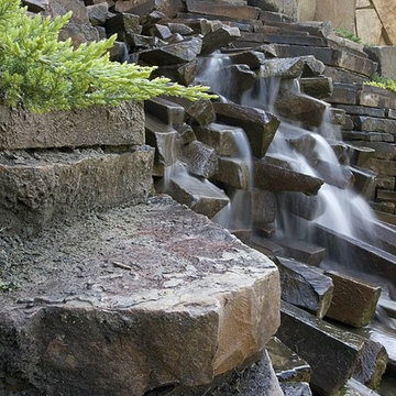 Natural Stone Waterfall