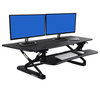 FlexiSpot M3 Standing Desk Riser With Retractable Keyboard Tray, Black