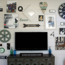 Shiplap Gallery Wall - Home Decor