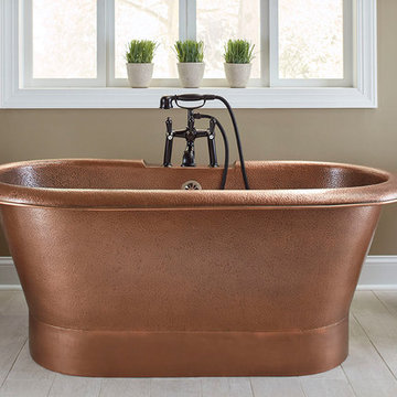 Sinkology Thales 3 Holes Copper Bathtubs