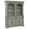Bellevue HMIF55438 Lugdunensis 66"W Hardwood Server and Hutch - Heritage Taupe