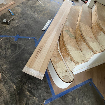 Installation an finishing stairs