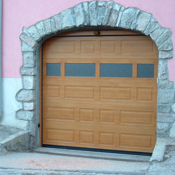 Portoni garage scorrevole verso l'alto (sezionale)