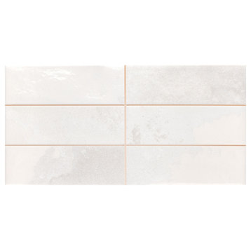 Kings Luxe Tradition Brick White Porcelain Wall Tile