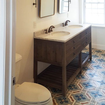 Mexican Contemporary Sofia Mosaic Floor Tile