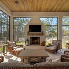 Porch/fireplace
