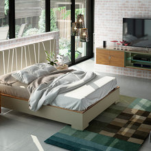 Modern Custom Gray Bedroom Collection