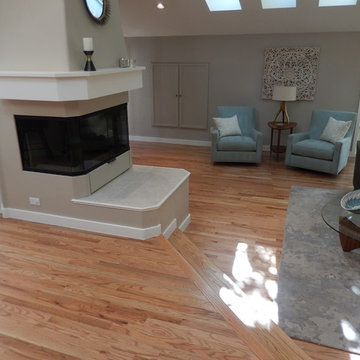 Weathered Oak stain on red oak