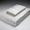 Home Source Bamboo Rayon Fitted Sheet, White, Twin