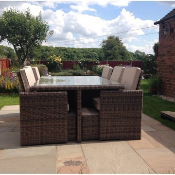 11-Piece Rattan Dining Set