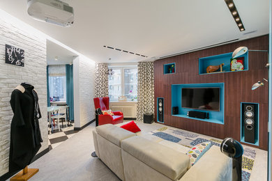 Living room - living room idea in Saint Petersburg