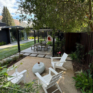 Contemporary Eichler Backyard Remodel
