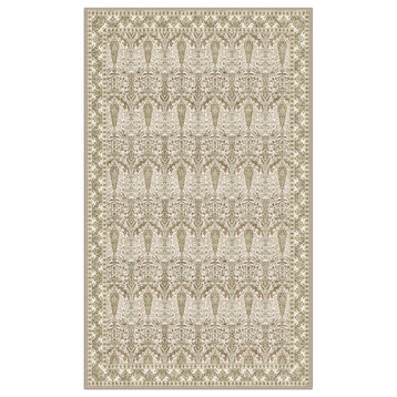 Washable Somerset Cider County Area Rug, Rectangle 2'x5'