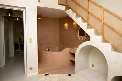 Exemple d'un escalier méditerranéen.