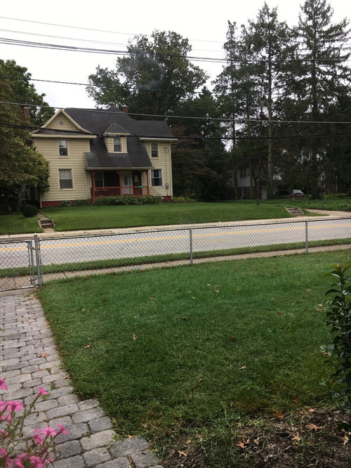 Ugly chain link fence