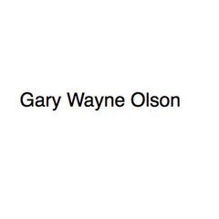 GARY WAYNE OLSON