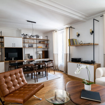 La conjugaison du fonctionnel et de l'esthétique, 45m² à Paris