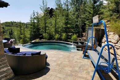 Trendy pool photo in Salt Lake City