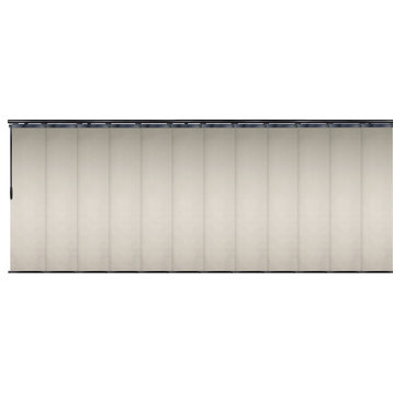 Stella 12-Panel Track Extendable Vertical Blinds 140-260"W