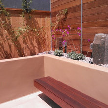 Stucco Retaining Walls, Backyard Ideas
